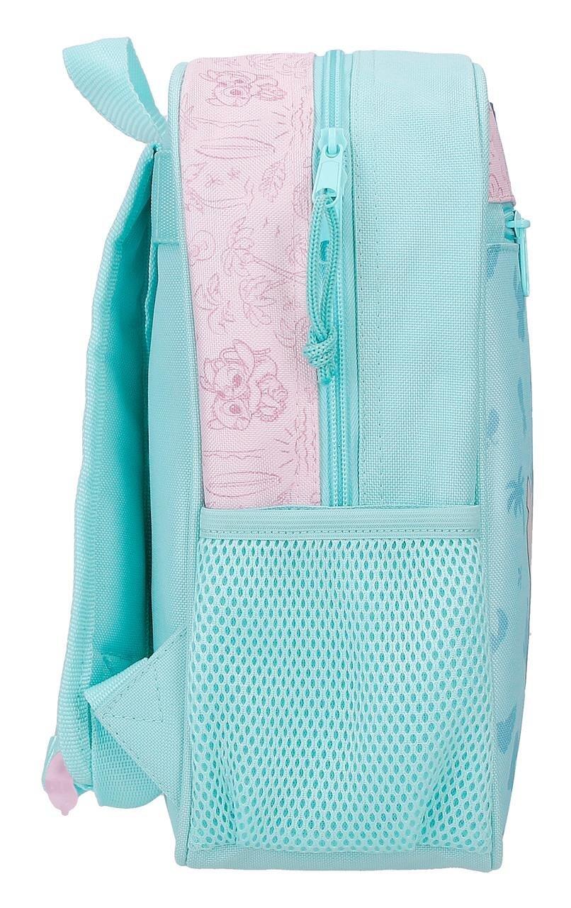 Mochila escolar adaptable a carro Stitch Beach & Love 28 cm Turquesa 4/5