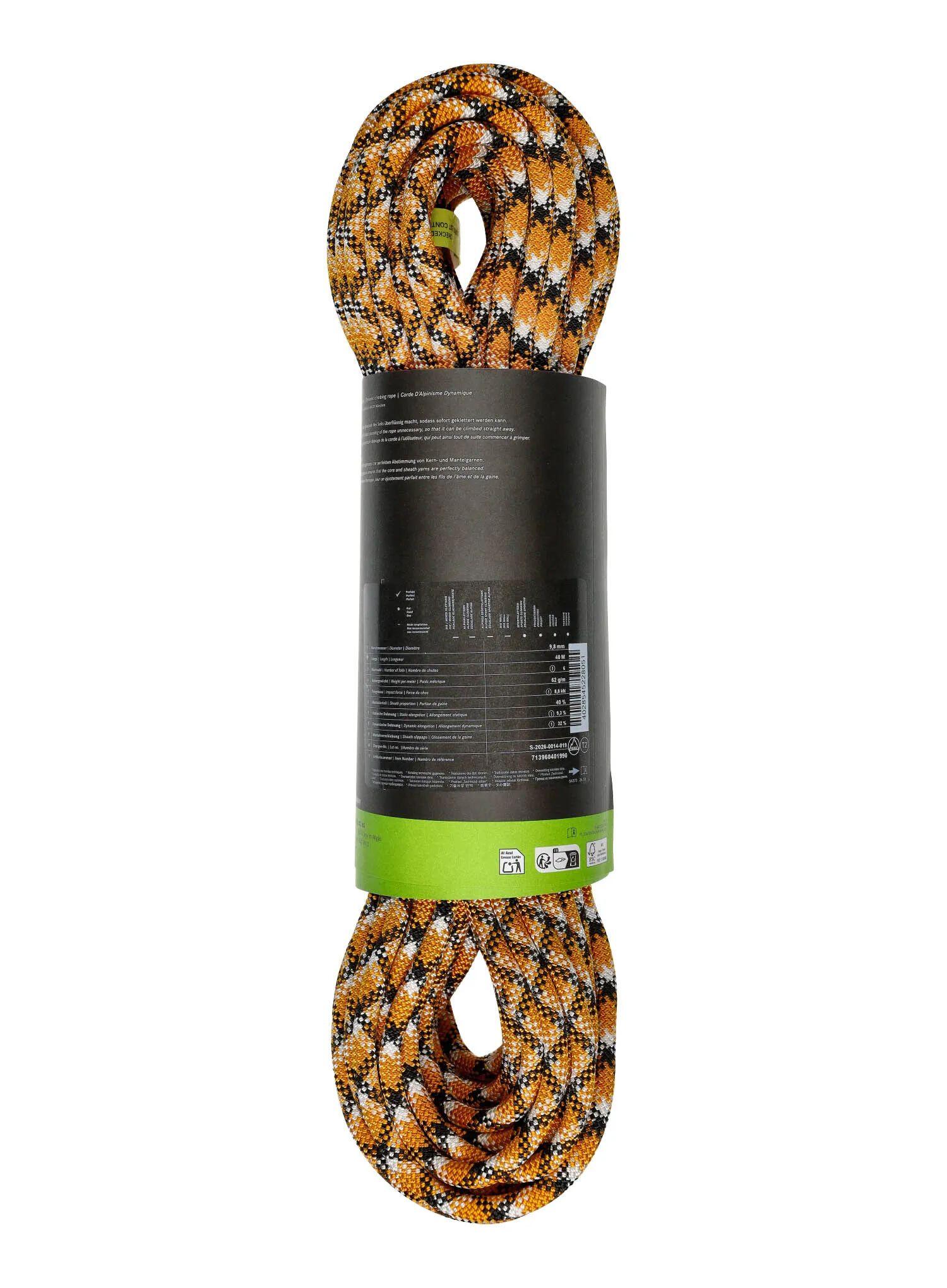 Lina dynamiczna Edelrid SE Jura 8a 9,8 mm 40 m 3/5
