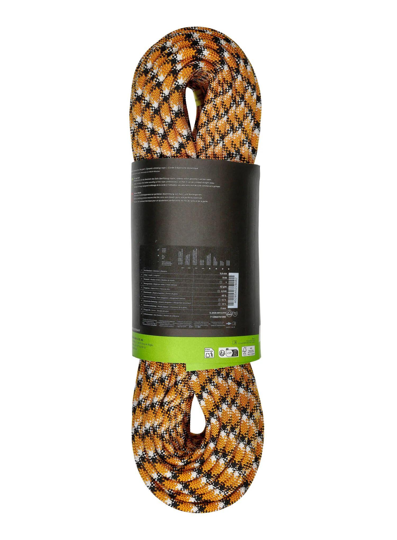 Lina wspinaczkowa Edelrid SE Jura 8a 9,8 mm 70 m 3/5