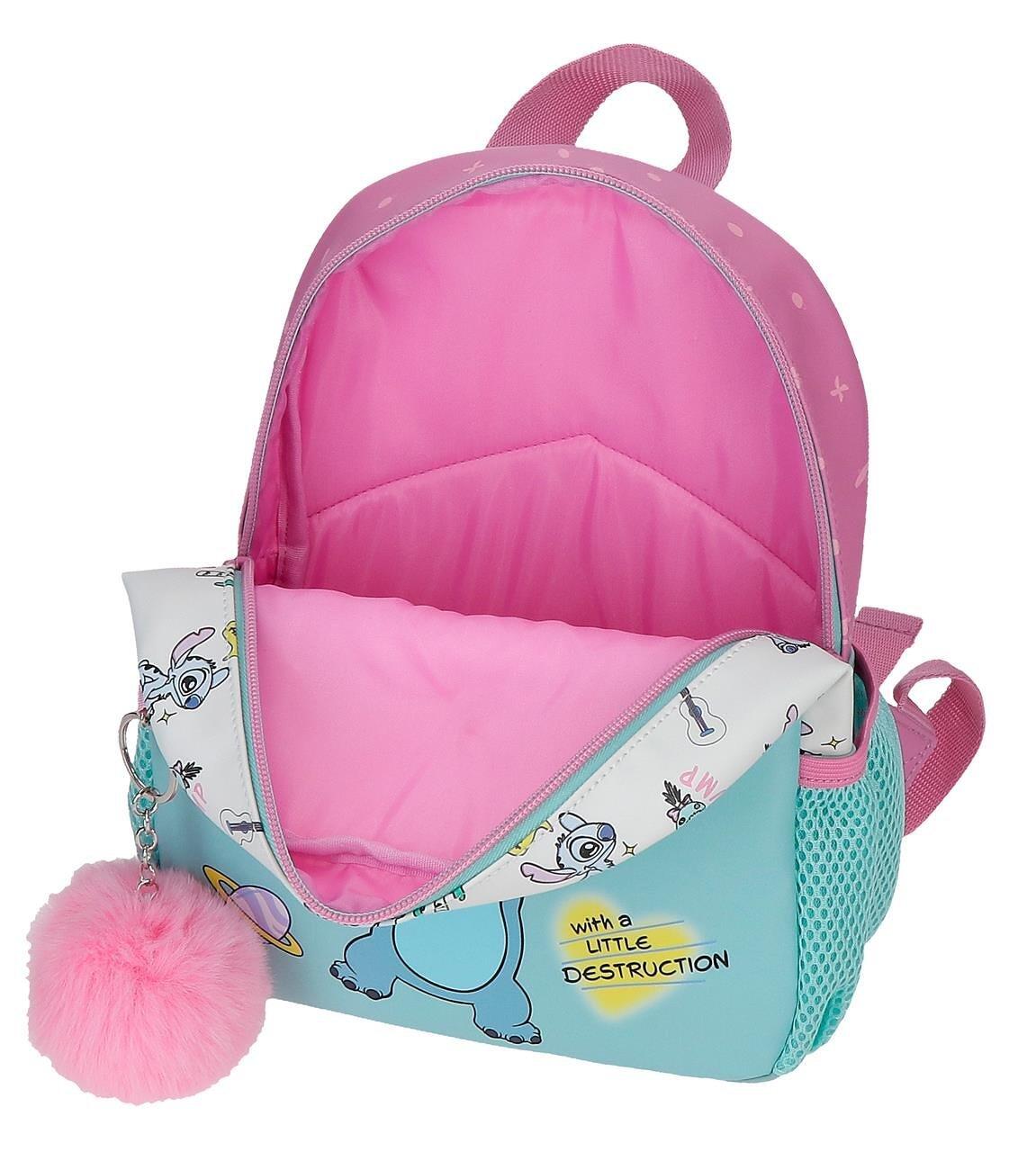 Mochila casual Stitch Little Destruction 26 cm Turquesa 3/5