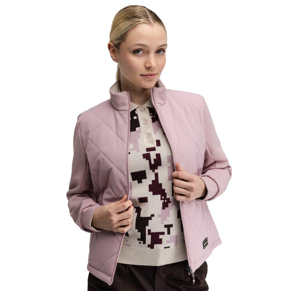 Damska dwustronna pikowana kurtka golfowa Siroko Approach-W Pink