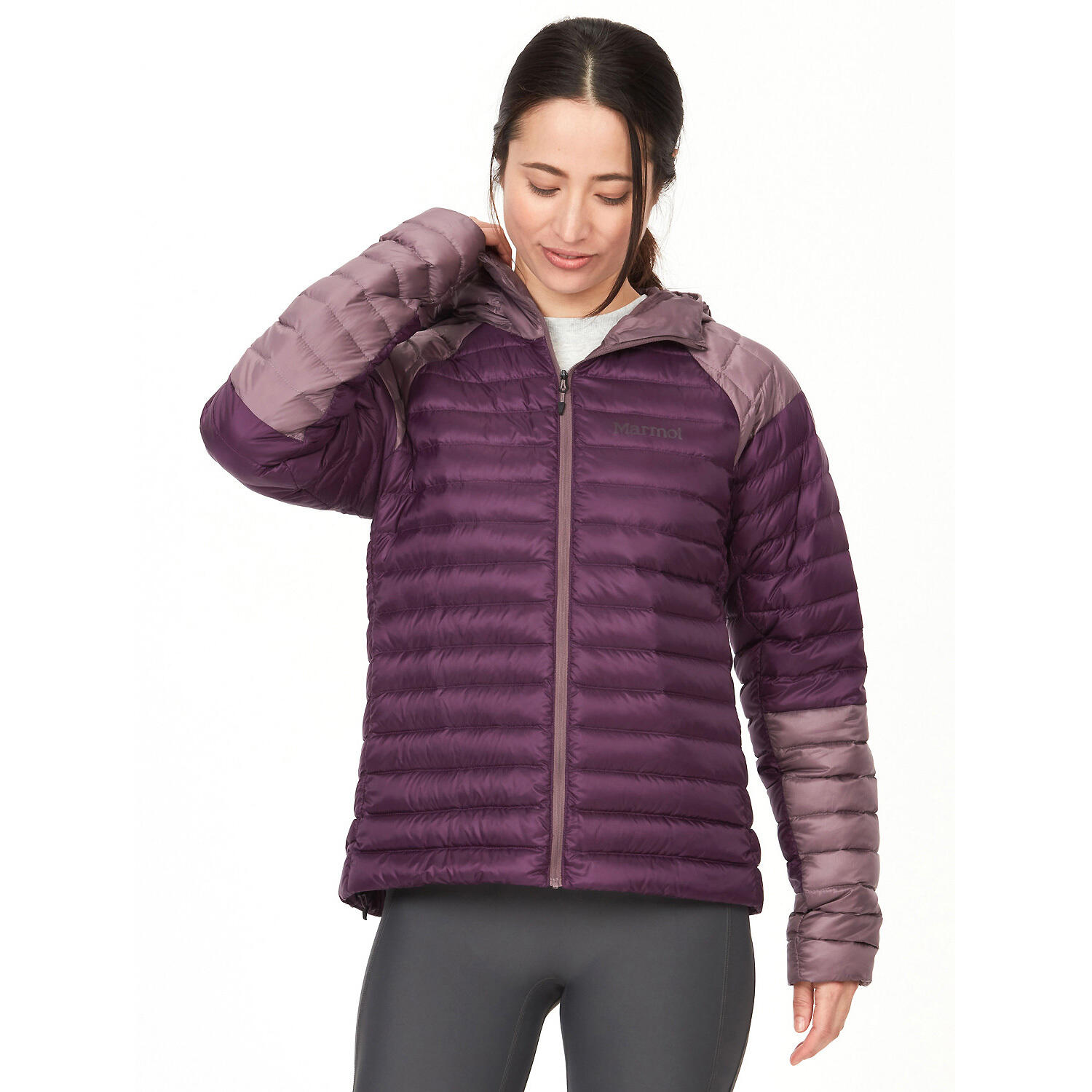 Damen Jacke W HYPE DOWN HOODIE 3/3