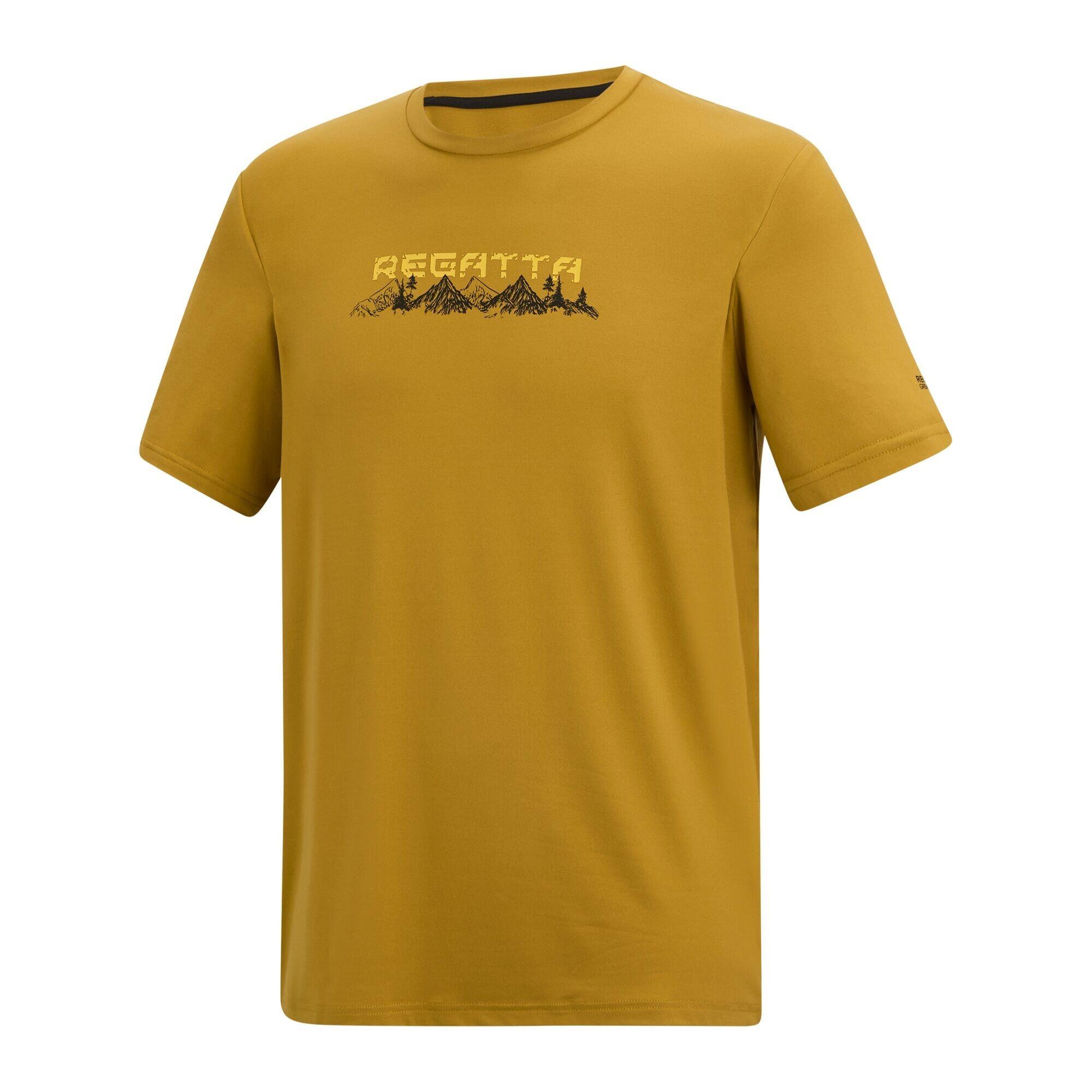Maglietta Tramonto Elasticizzato Uomo Regatta Fingal Marrone Legno 4/5
