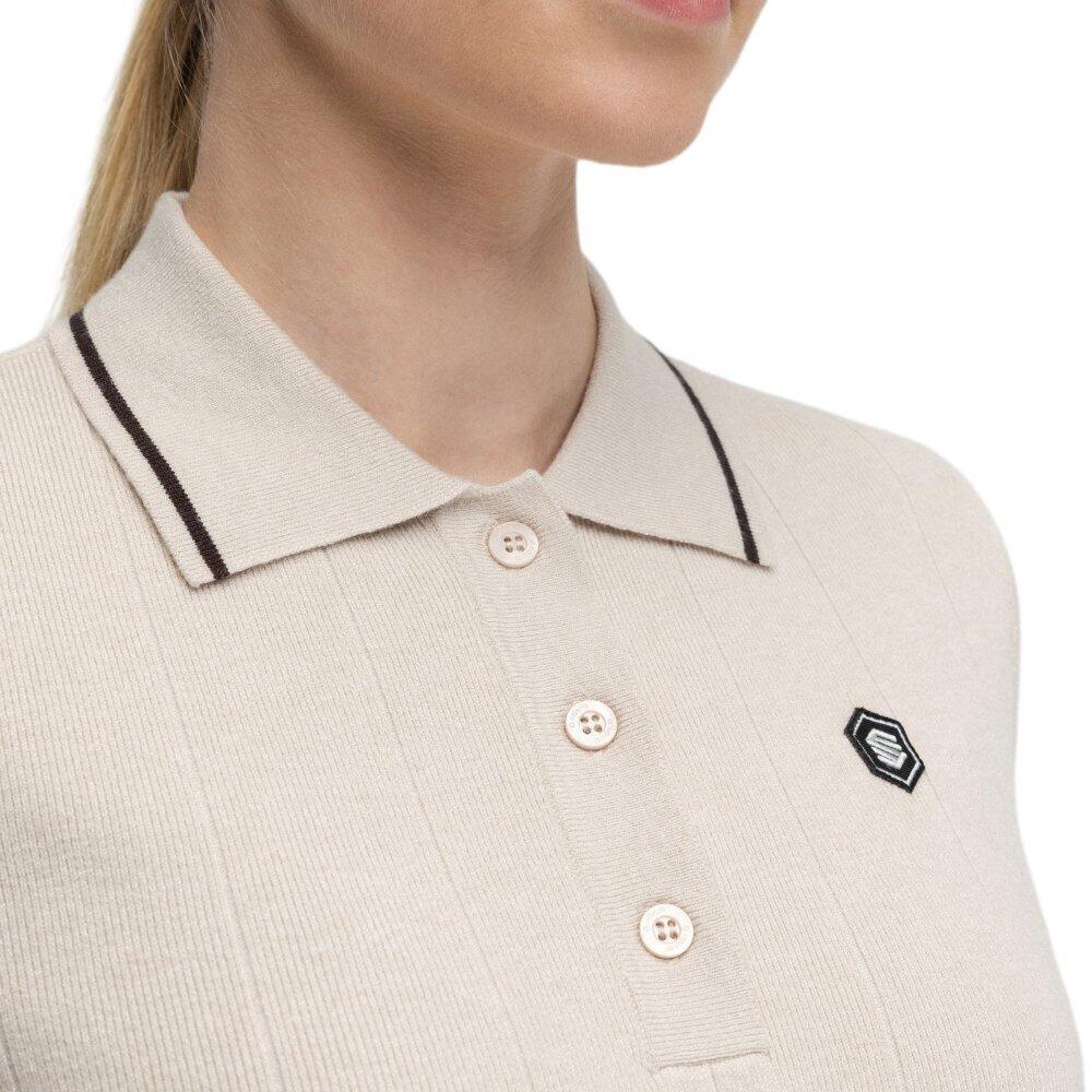 Damen Golf strick-poloshirt Hazard-W Sand Beige 4/7