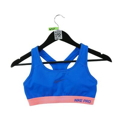 Tweedehands - nike pro dames sportbeha blauw - zeer goede staat