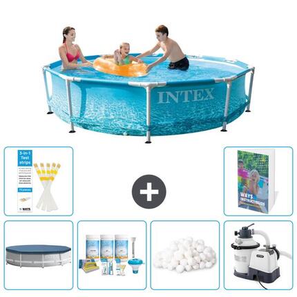 INTEX Piscina con estructura Redonda - 305x76 cm - 7-piezas S15