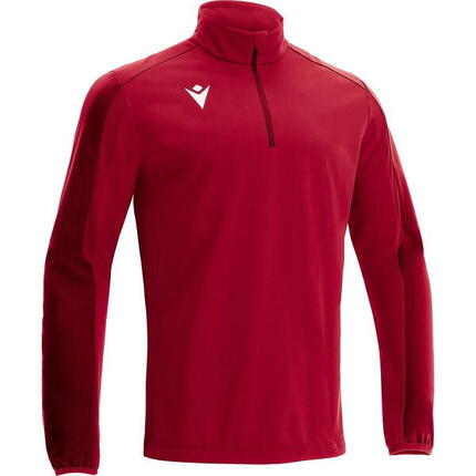 Veste zippée - sport - enfants - respirante, micromesh - Arno - rouge
