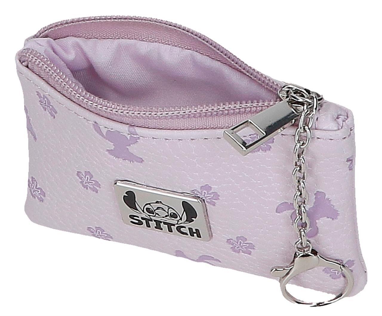 Monedero Stitch Bloom Lila 3/4