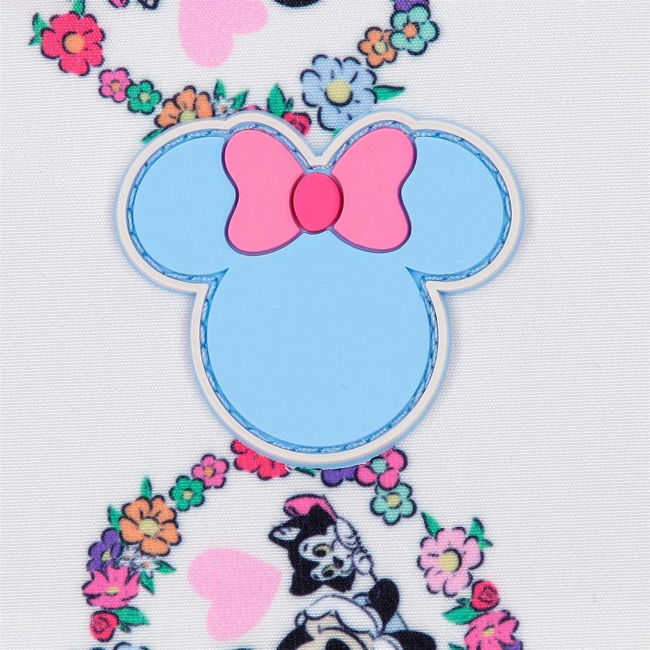 Bandolera Minnie Flowers Azul Claro 5/5