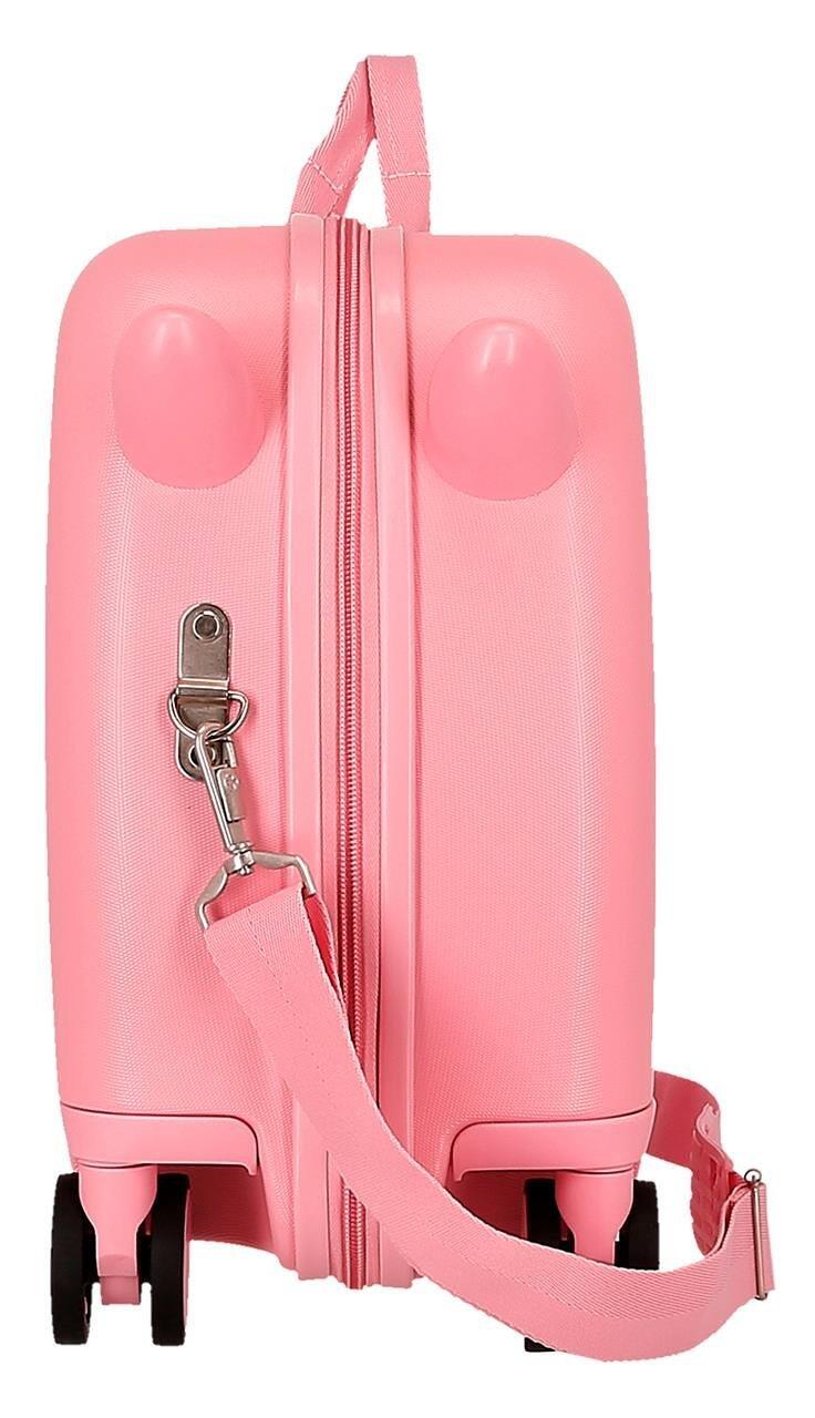 Maleta infantil Stitch You & Me ABS con capacidad de 38L Rosa 3/5