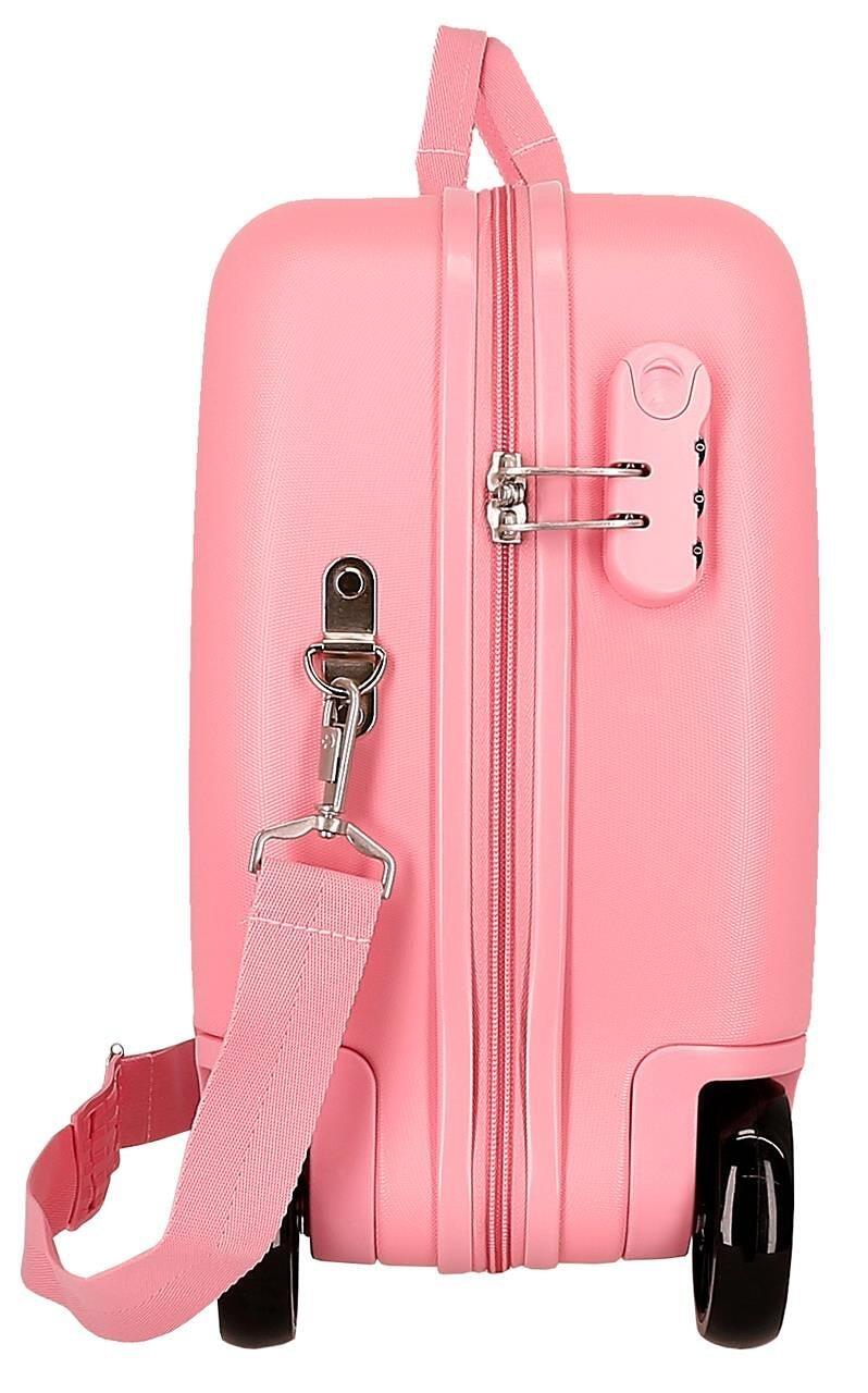 Maleta infantil Stitch You & Me ABS con capacidad de 38L Rosa 5/5