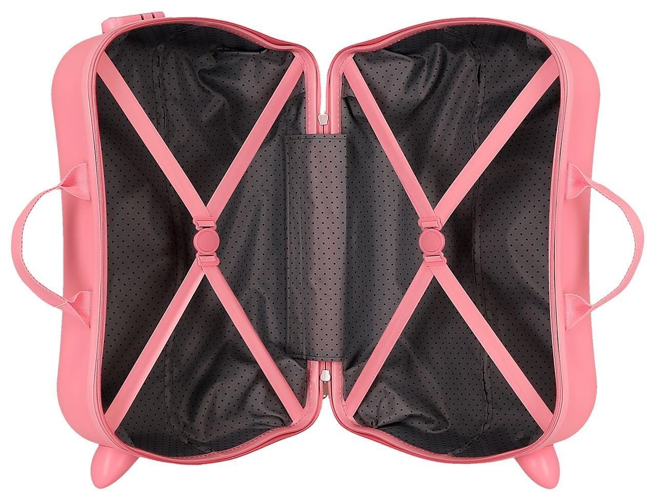 Maleta infantil Stitch You & Me ABS con capacidad de 38L Rosa 4/5