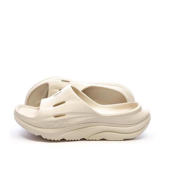 Claquettes Beiges Homme Hoka Recovery