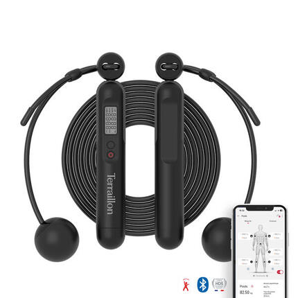 Corde à sauter connectée avec application avec corde 3m ou avec balles lestées