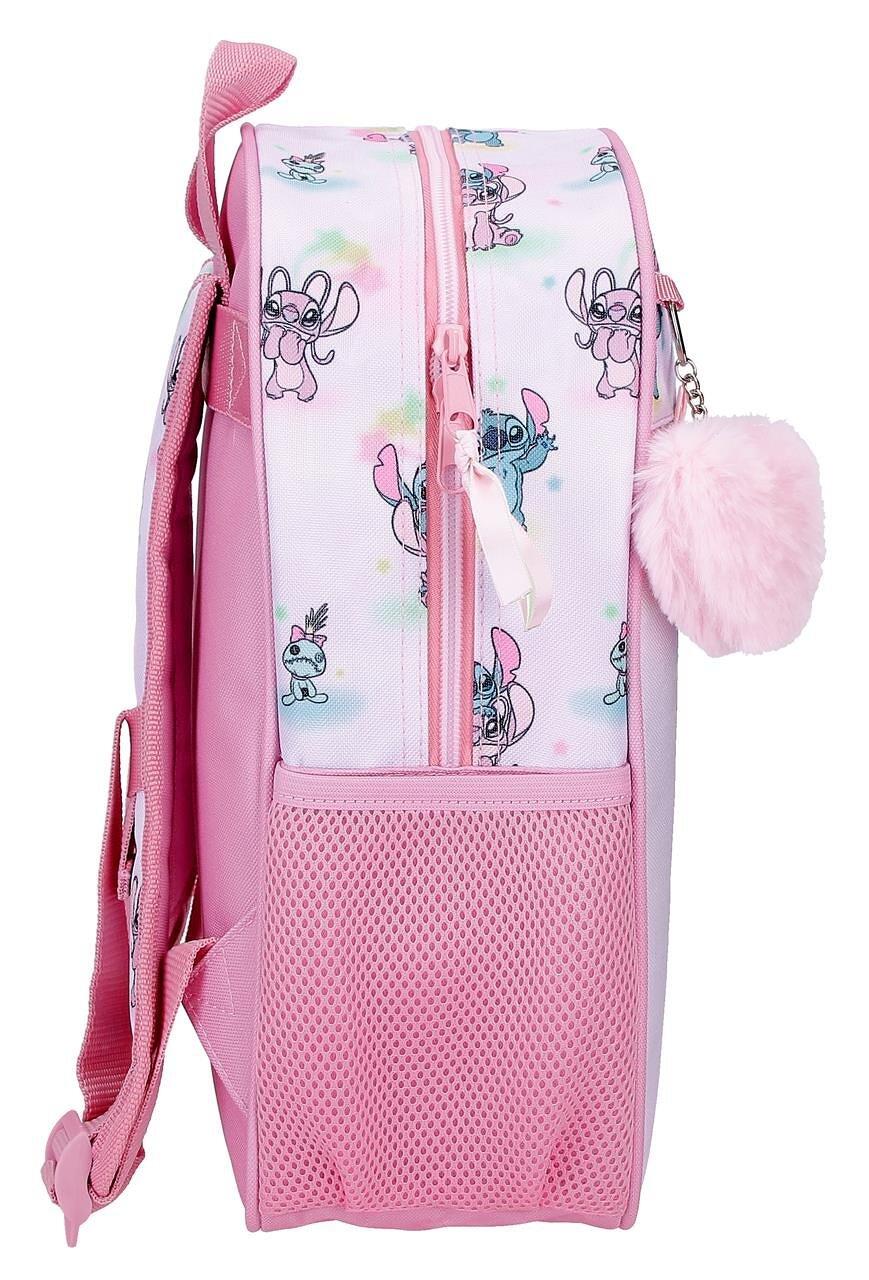 Mochila escolar adaptable a carro Stitch You & Me 33 cm Malva 4/5