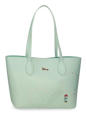 Borsa tote Minnie Luxe Turchese