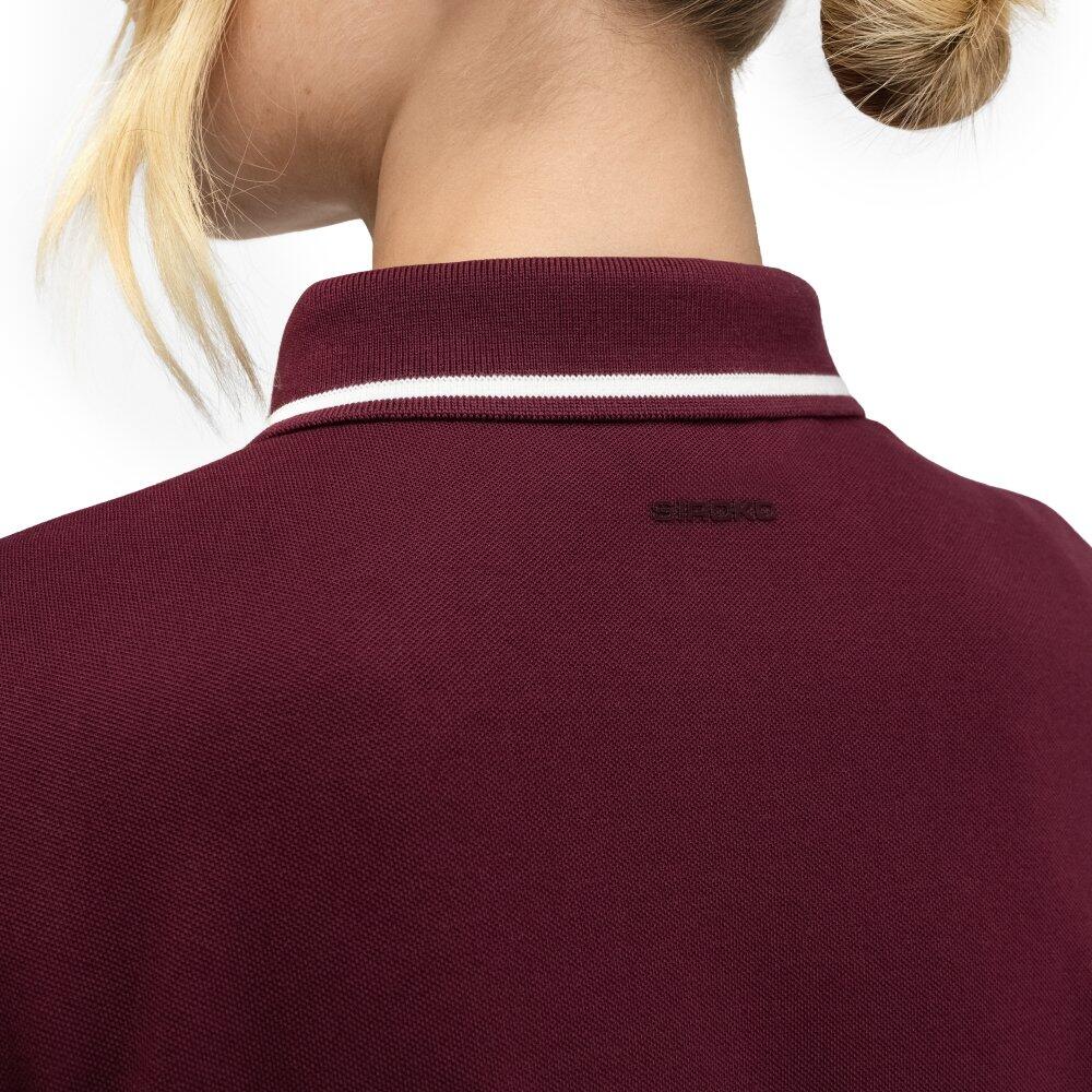 Damen Golf piqué-poloshirt Valderrama-W Cherry Rot 4/8