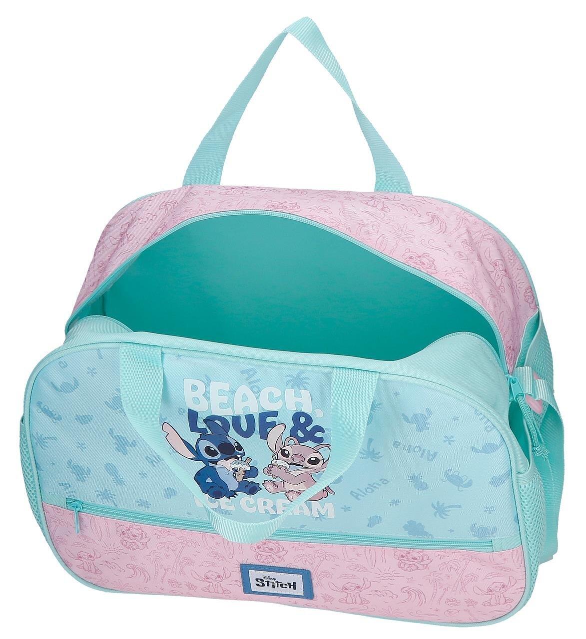 Borsa da viaggio Stitch Beach & Love 40 cm Turchese 3/5