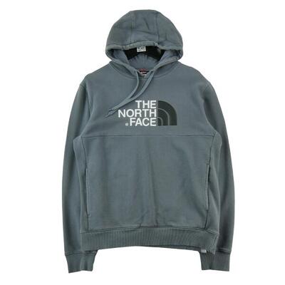 Tweedehands - the north face heren hoodie grijs - zeer goede staat