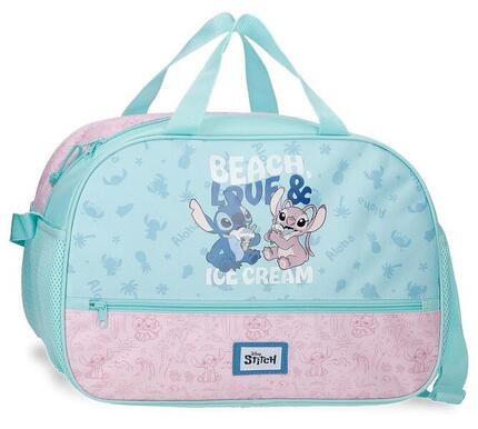 Sac de voyage Stitch Beach & Love 40 cm Turquoise