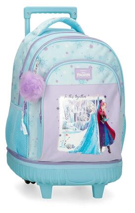 Mochila compact desmontable Frozen in this together 45 cm Lila