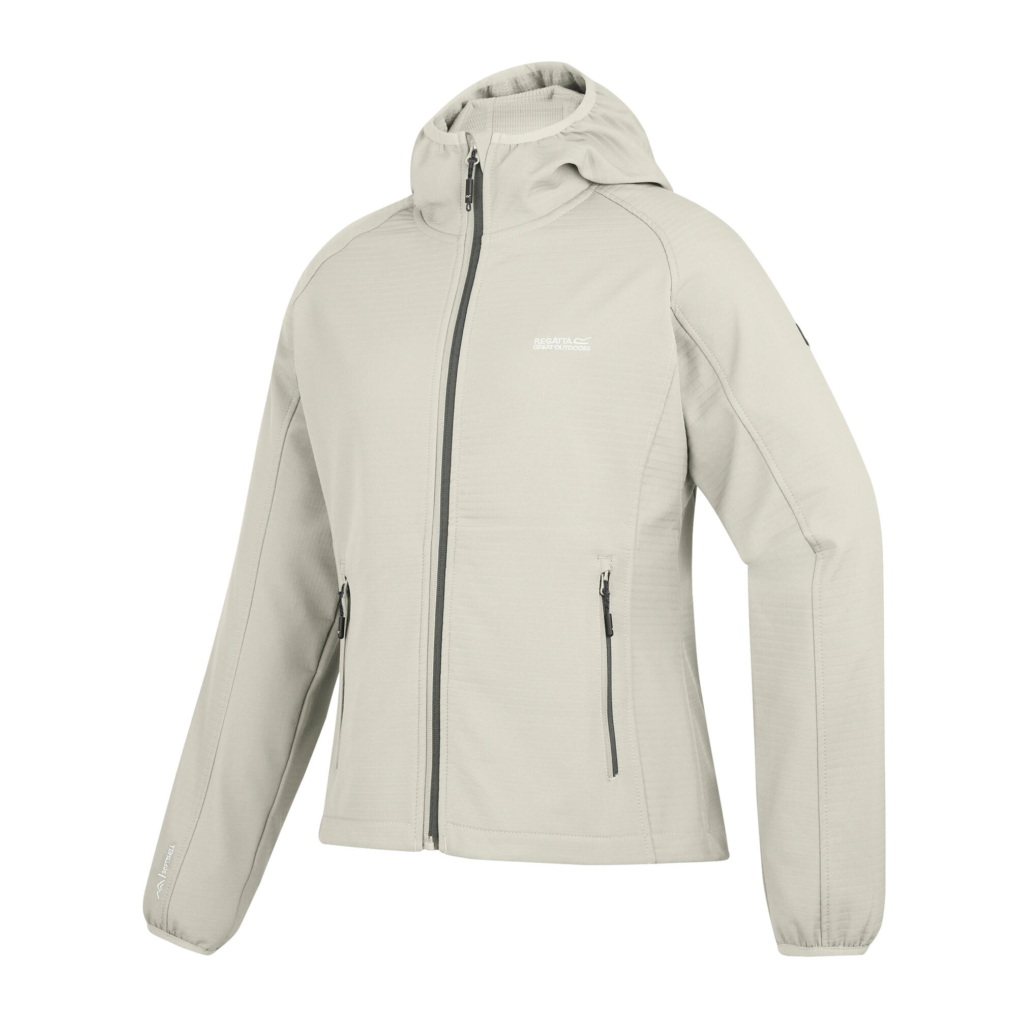 Veste Softshell AREC Femme (Gris Pâle) 3/5