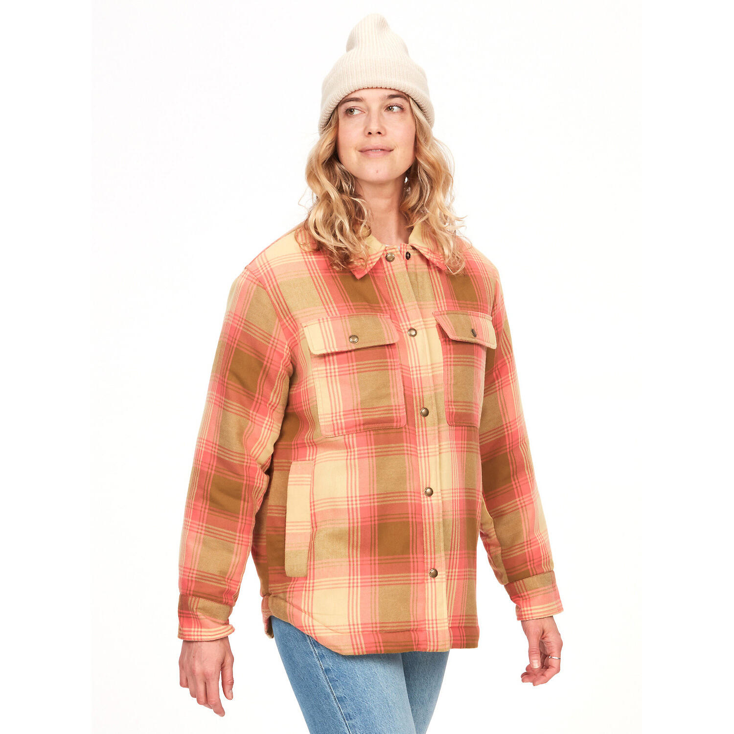Damen Jacke W RIDGEFIELD SHERPA LINED FLANNEL JACKET 3/3