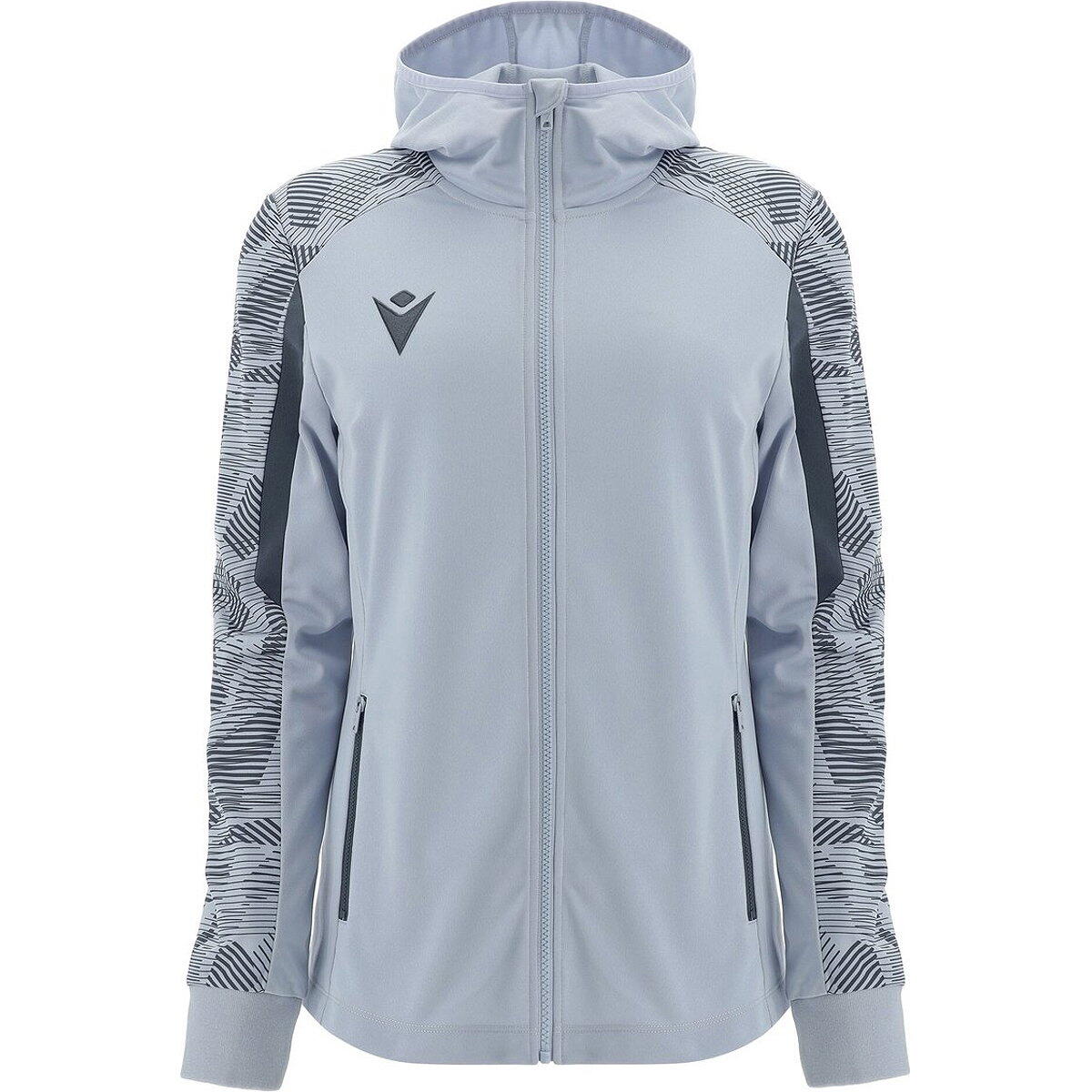 Macron Excellence Aphrodite Veste à Capuche Femmes - Argent / Anthracite 4/5