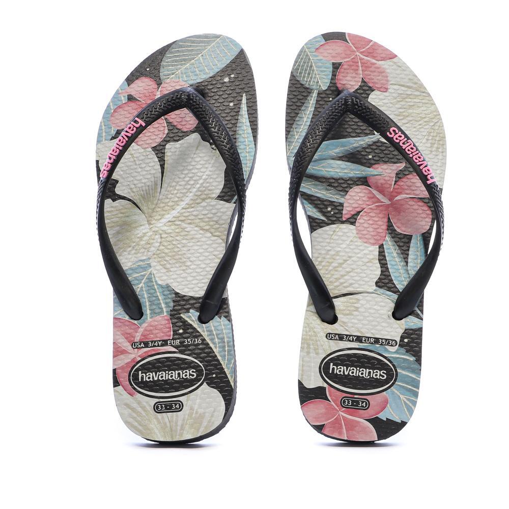 Chanclas Havaianas Floral Rosa/Blanco/Negro para Mujer 3/3
