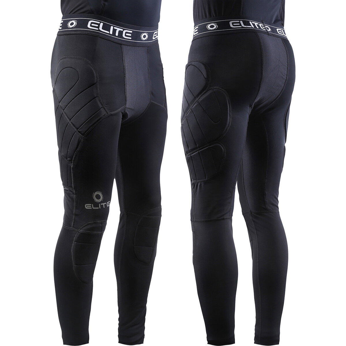 Elite Sport Body Shield gewatteerde compressiebroek voor keepers - Zwart - XXL 2/2