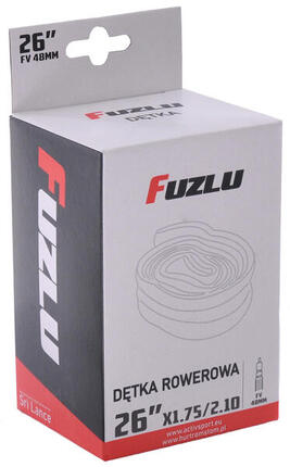 Dętka do opon do roweru rowerowa 26x1,75/2,10 Fuzlu FV 48mm