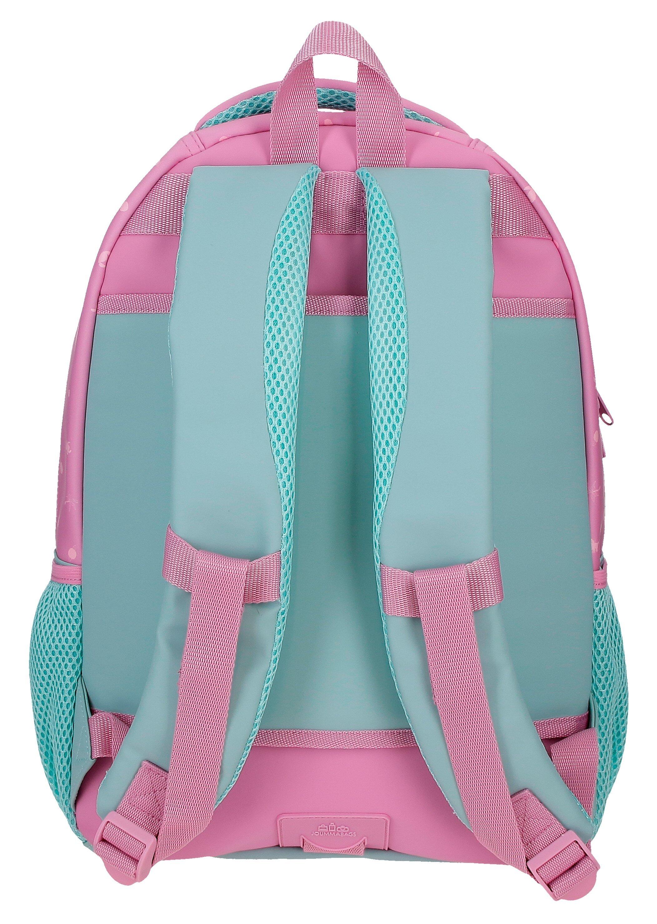Mochila escolar adaptável a carrinho Stitch Little Destruction 42 cm Turquesa 2/5