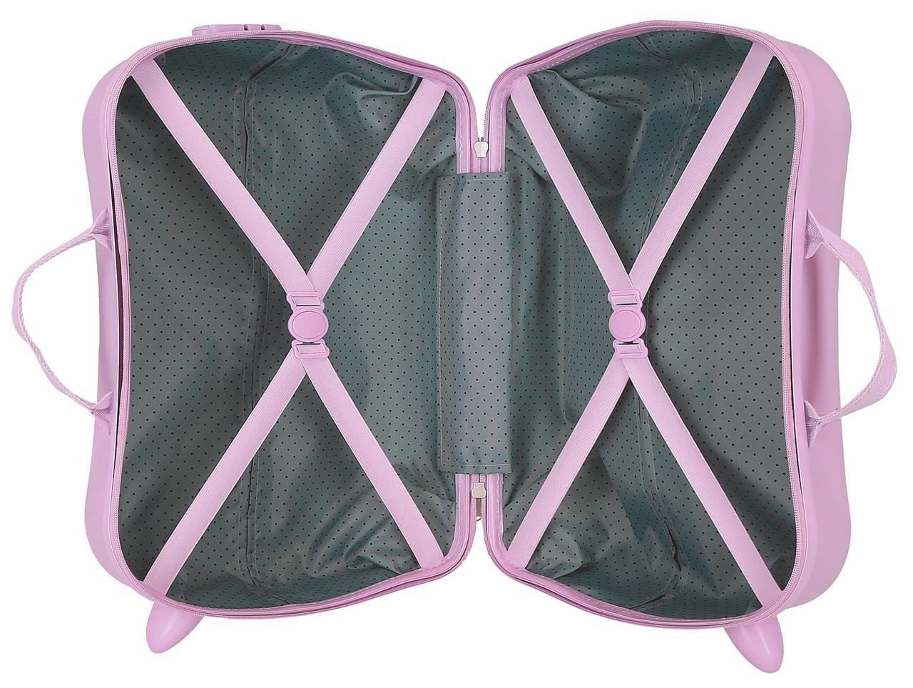 Maleta infantil Frozen in this together ABS con capacidad de 38L Lila 3/5