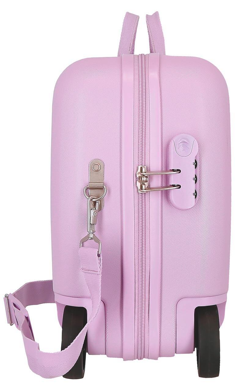 Maleta infantil Frozen in this together ABS con capacidad de 38L Lila 4/5