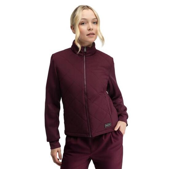 Veste de golf matelassée réversible femme Approach-W Valsain Rouge