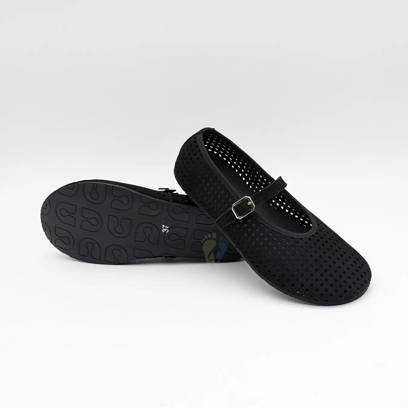 Coqueflex Merceditas Crosta Negro - Talla 38 6/7