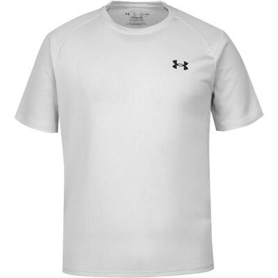 Crop top t-shirt ua tech textured ss heren grijs