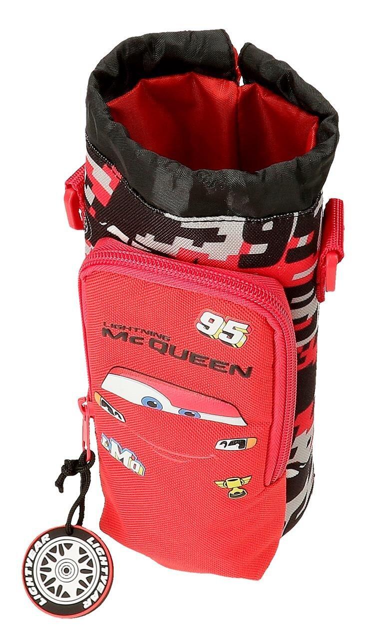Bandolera Portabotella Cars Mcqueen Red Rojo 3/5