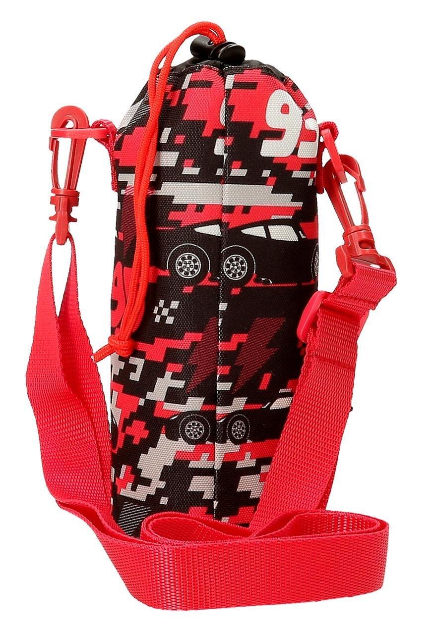 Bandolera Portabotella Cars Mcqueen Red Rojo 2/5