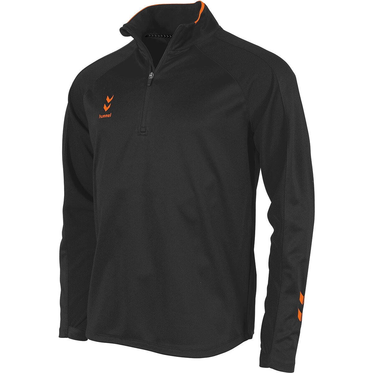 Hummel Tulsa Ziptop Herren - Schwarz / Orange 2/5