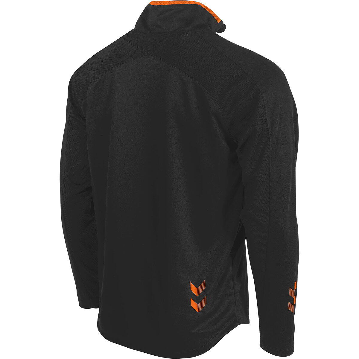 Hummel Tulsa Ziptop Herren - Schwarz / Orange 4/5