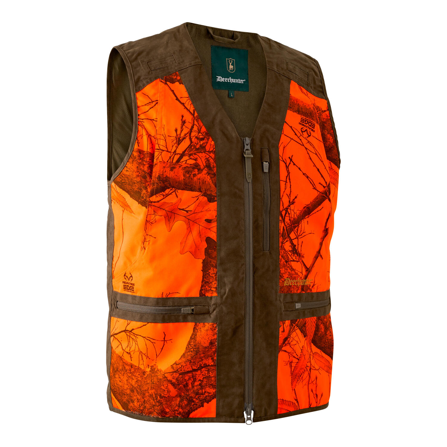 farblos / orange