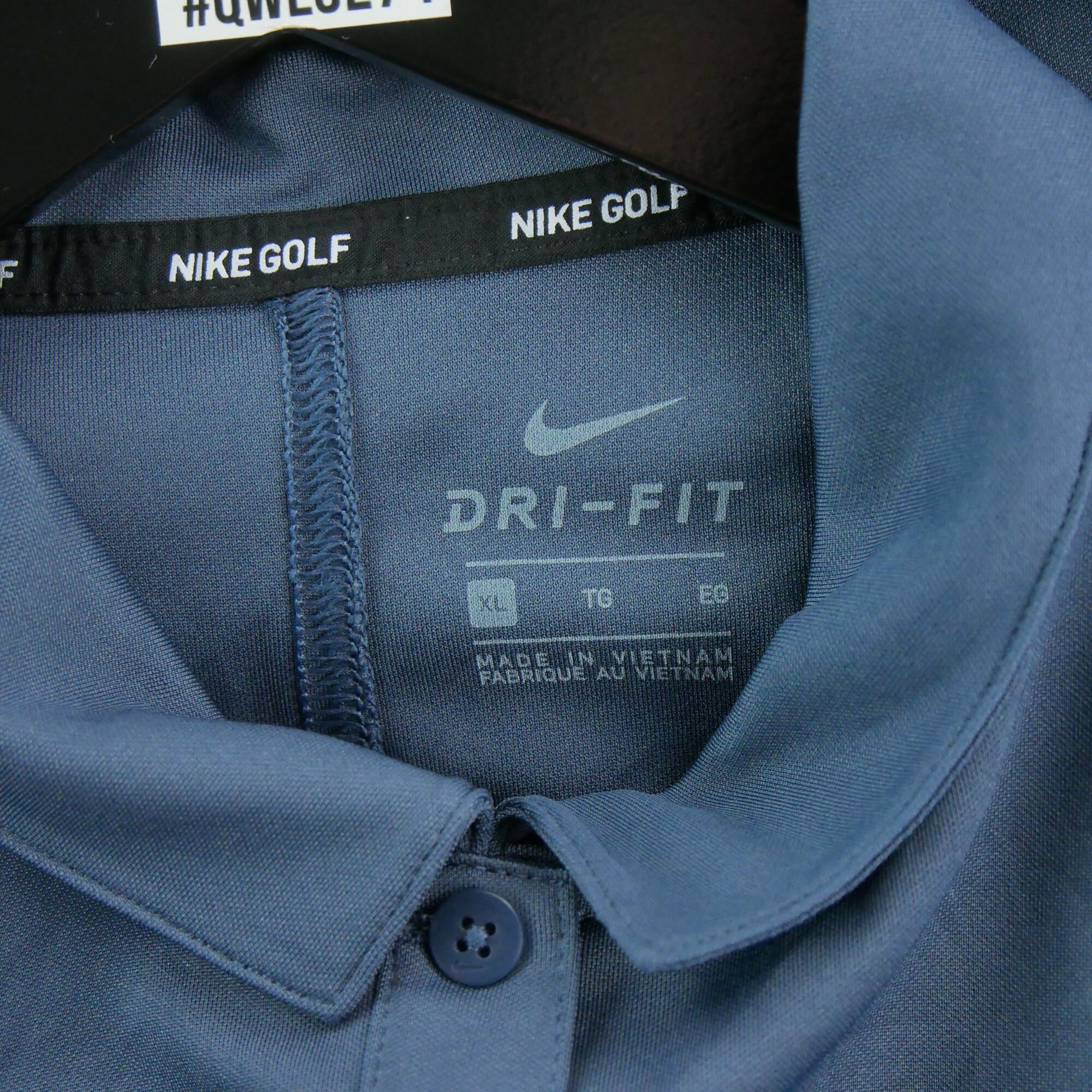 Tweedehands - Nike Golf Dri-Fit T-shirt Dames Blauw - Als nieuw 5/6