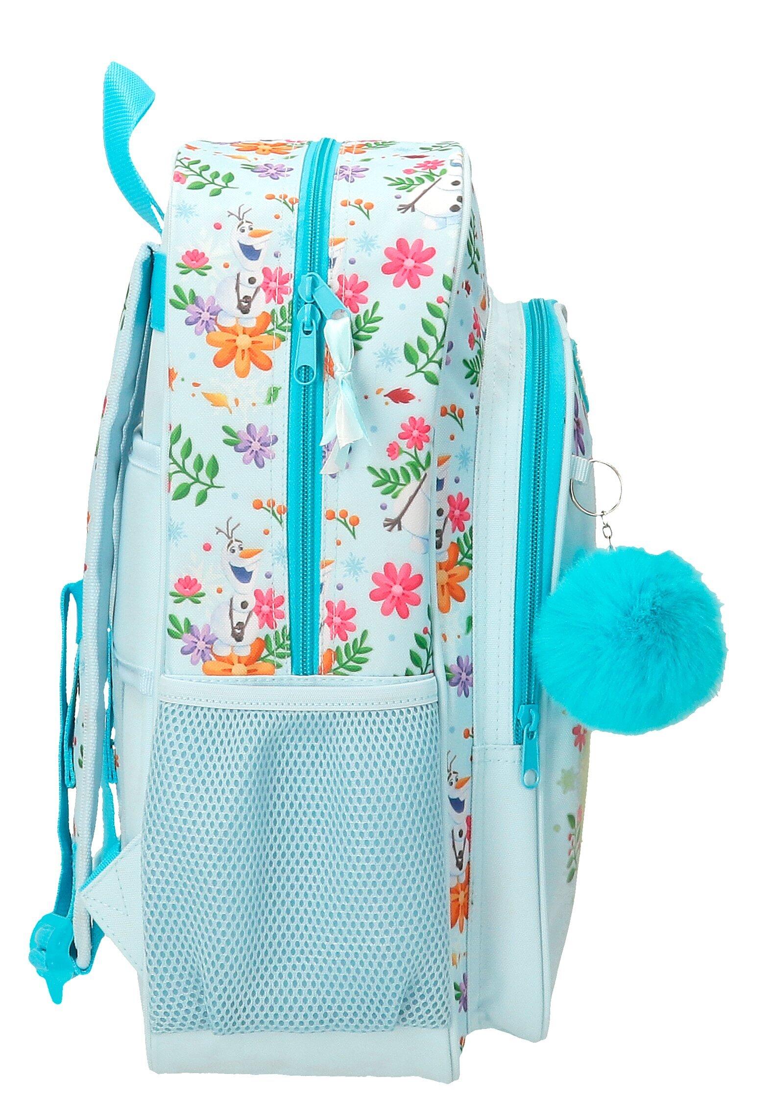 Mochila escolar adaptable a carro Frozen Forever 40 cm Azul Claro 4/5
