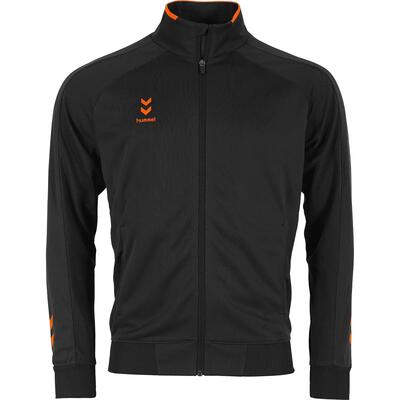 Vest - training - heren - tulsa - polyester, ventilerend - zwart/oranje