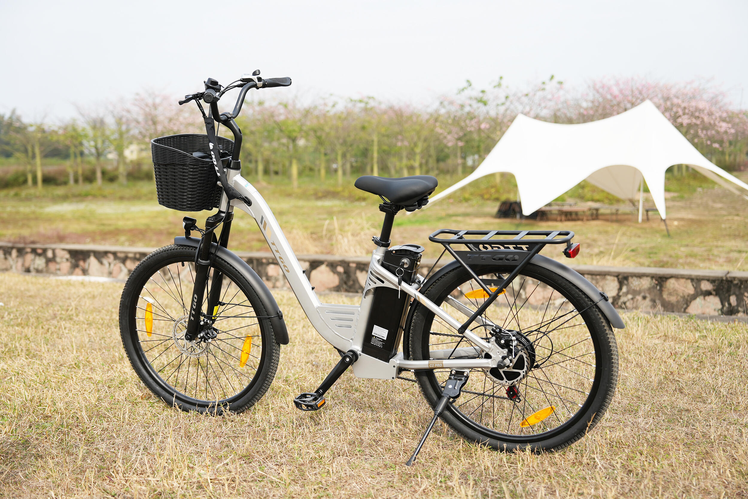 C2Pro Vélo électrique 26" 250W 120km Shimano 7 vitesses freins disque 7/7