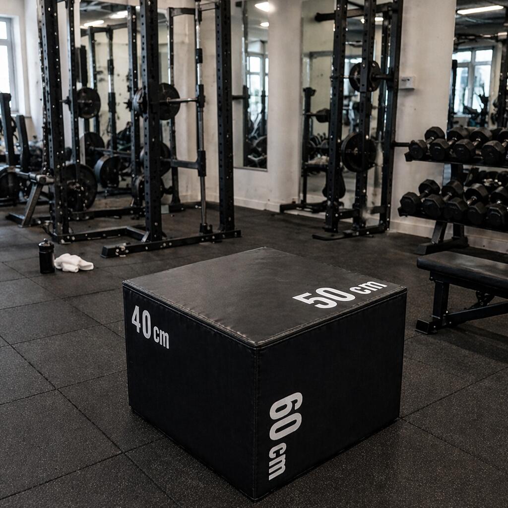Cajón de Salto Pliométrico de Foam 40 x 50 x 60 cm cm Cross Training 15 kg Negro 2/3