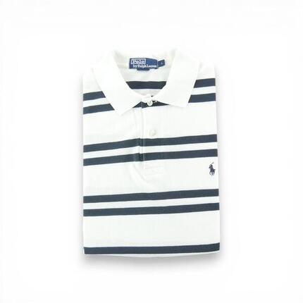 Seconde vie - Polo manches courtes Homme Blanc - Bon état