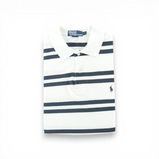 Seconde vie - Polo manches courtes Homme Blanc - Bon état