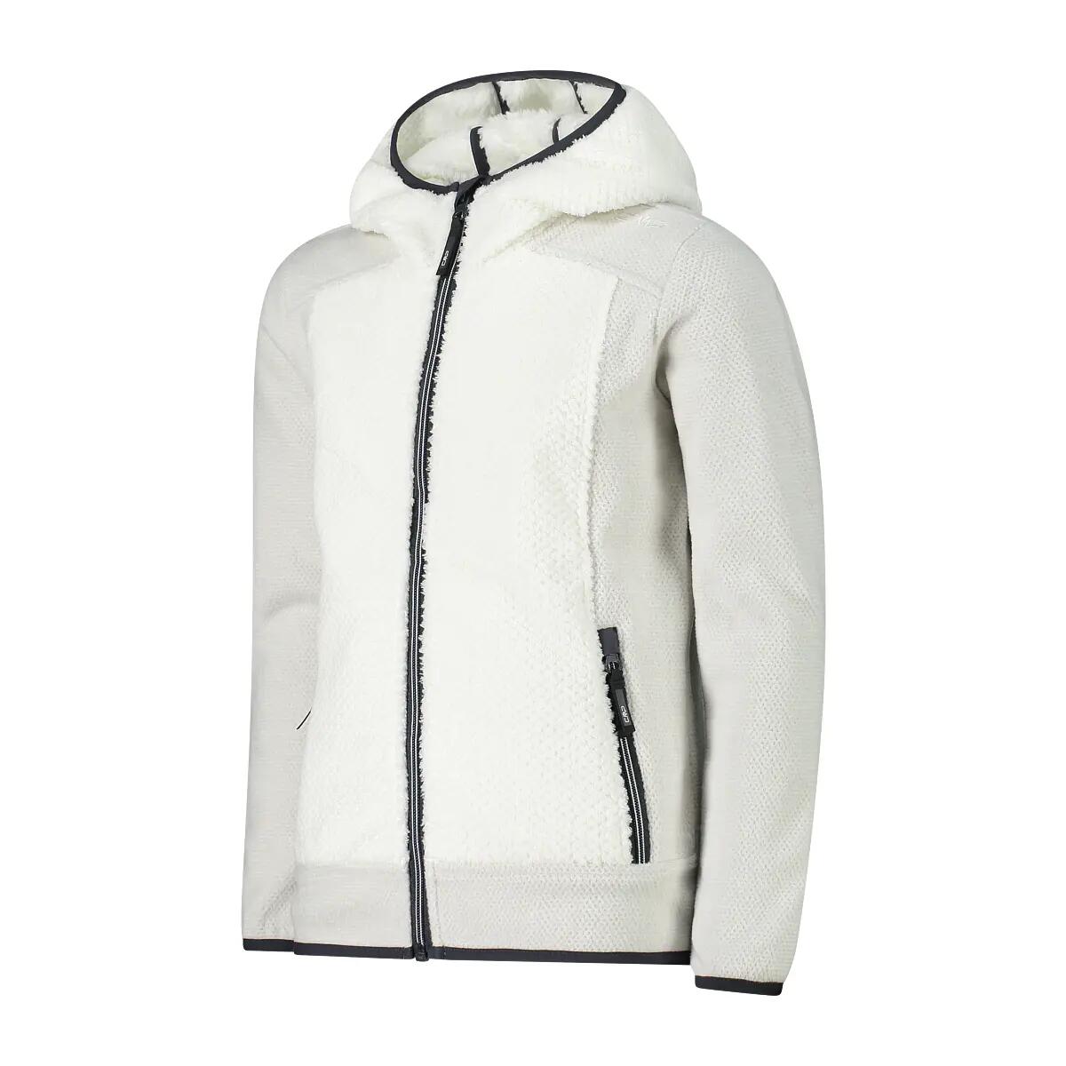CMP Mädchen Fleecejacke KID G JACKET FIX HOOD 33P2115 3/5